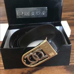 Omada leather belt Never worn